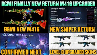 😍 Finally Returned New M416 Max 8 Level Upgraded | New Sniper Returned Confirmed | M416 Date Confirm