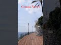 genoa nervi italy a beautiful seaside town on the coast of liguria