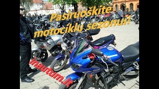 Motociklų sezonas atidarytas! | V. Žukausko vairavimo mokykla inautum.lt