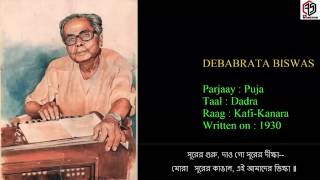 সুরের গুরু দাও গো সুরের দীক্ষা DEBABRATA BISWAS