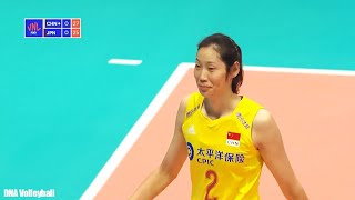 จู ถิง vs ญี่ปุ่น เนชันส์ลีก 2019 Zhu Ting (朱婷) vs japan volleyball nations league