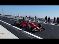 新名神高速道路開通イベント・フェラーリf1デモラン