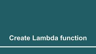 Create Lambda Function - 2 | Part - 9 | Create custom Alexa skill using AWS Lambda function