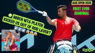 Turkish Wheelchair Tennis Player Ahmet Kaplan Makes History at AO⭐️ | Then Kicked Out of Rod Laver 😱