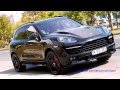 Porsche Cayenne Turbo Techart 2011. Loud acceleration sound.