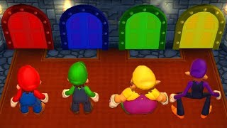 Mario Party 9 - Mario vs Luigi vs Wario vs Waluigi - Minigames