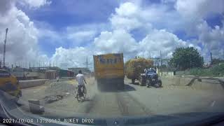 Ennore, Kattupalli port road under construction.