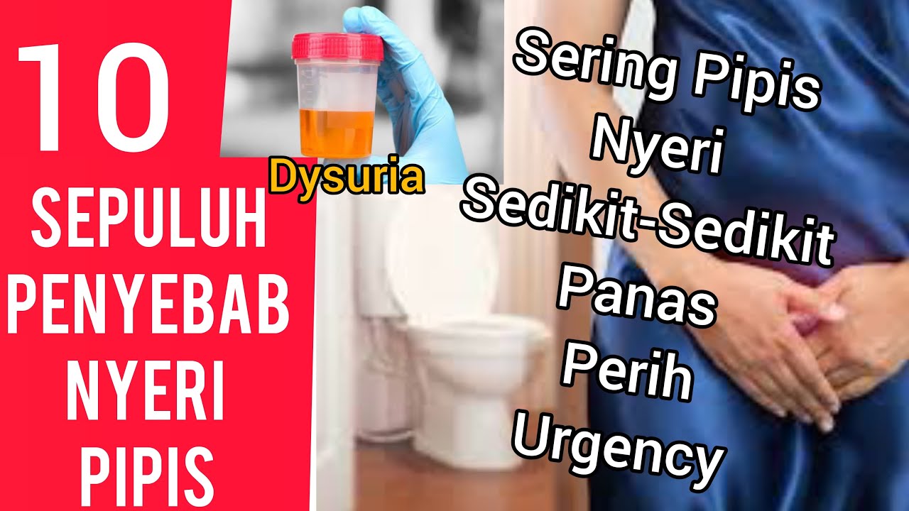 Penyebab Nyeri Kencing, Pipis Perih, Panas, Anyang-anyangan, Sering ...