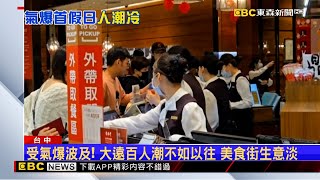 氣爆後首週末！ 商圈人潮減、大遠百美食街空位多 @newsebc