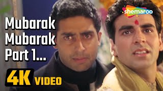 Mubarak Ho Tumko Part -1(4K Video) | Haan Maine Bhi Pyaar Kiya (2002)| Akshay Kumar | Karisma Kapoor