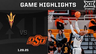 Arizona State vs. #24 Oklahoma State Game Highlights | 2024-25 Big 12 Women's Basketball