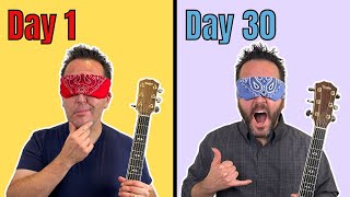 Blindfolded for 30 Days While Practicing Guitar? Here's What Happened!