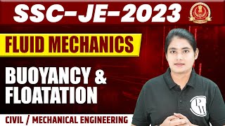 SSC JE 2023 | Fluid Mechanics | Buoyancy & Floatation | SSC JE SERIES