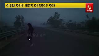 କୁହୁଡିର ଚାଦରରେ ଘୋଡାଇ ହୋଇଛି ପଟାଙ୍ଗି ସହର | NandighoshaTV