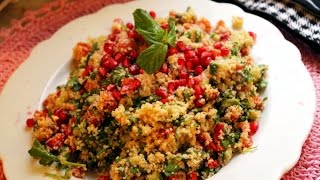 Easy Bulgur Salad With Pomegranate / By Aysenur Altan