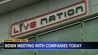 Biden hosts Live Nation, SeatGeek and Airbnb execs to showcase push to end hidden 'junk fees'