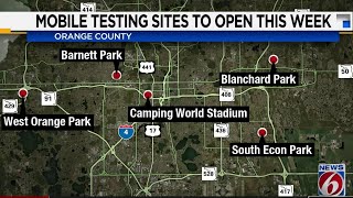 Mobile testing sites to open this week