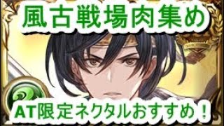 【グラブル】風古戦場肉集めにネクタルを！【お手軽編成AT限定】