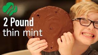 DIY Giant Thin Mint - 2 Ingredients - Feat. Mom