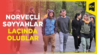 Norveçli səyyahlar Laçında olublar