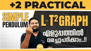 Plus Two | Practical | Physics Lab | Simple Pendulum | L - T Square GRAPH|