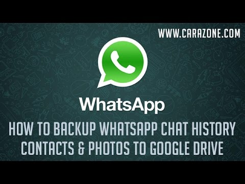 How to Backup WhatsApp Chat History Contacts Photos to Google Drive How to Backup WhatsApp Chat History Contacts Photos to Google Drive