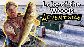 Lake of the Woods Ice Fishing with Twin Island Sleepers and Ship’s Wheel Resort LOTW