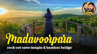 Madavoorpara rock cut cave temple \u0026 bamboo bridge Trivandrum