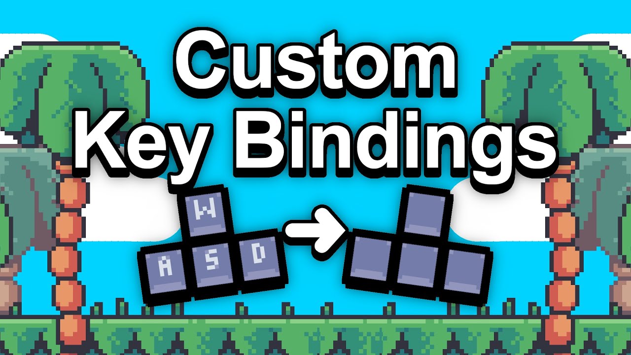 Setting Up Custom Key Bindings - GDevelop - YouTube