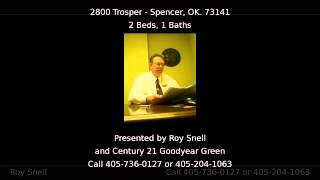 2800 Trosper Spencer  OK 73141