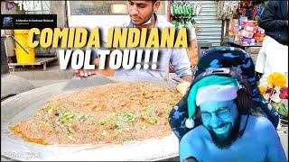 SMZINHO REAGE: a COMIDAS DE RUA INDIANA (PAQUISTÃO) COMPLETO | A VOLTA DO MELHOR REACT