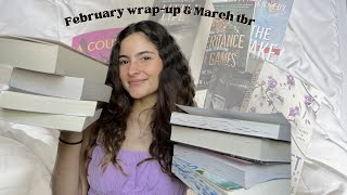 my february wrap up + march tbr
