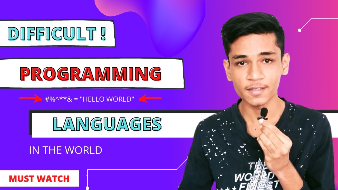 Most Difficult Programming Languages In The World || Printing "Hello ...