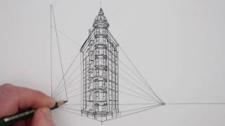 How to Draw in 2-Point Perspective: Buildings: San Francisco