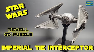 Star Wars Imperial Tie Interceptor - 4D-Build Puzzle von Revell #starwars #revell