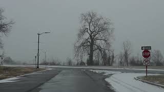 WINTER DRIVE BELLE ISLE PARK - #DETROIT #MICHIGAN #PARKS