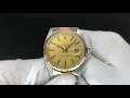 rolex 16013 datejust box u0026papers champagne dial two tone 1982