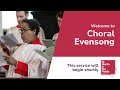 Choral Evensong (Sunday 7 June at 5pm)