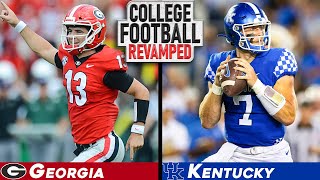Georgia Bulldogs vs Kentucky Wildcats Week 12 (NCAA Football 14 Revamped) Simulation