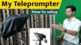 My Teleprompter | how to setup proshot teleprompter | Saleem Azad