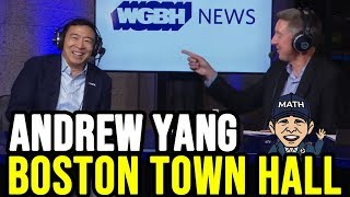 Andrew Yang Shines in Boston Town Hall | WGBH News October 24th 2019