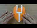 折り紙「ニモ（カクレクマノミ）」の作り方 how to make　origami nemo clown fish