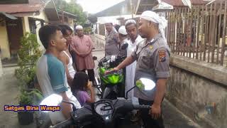 SATGAS BINA WASPADA POLDA RIAU DI MASJID AS SALAM (GERAK 40 HARI)