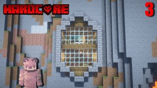 Cozy Mountain House Build In Minecraft Hardcore! - Ep 3