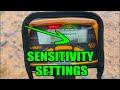 beginners guide to garrett ace 400i settings. frequency discrimination u0026 sensitivity