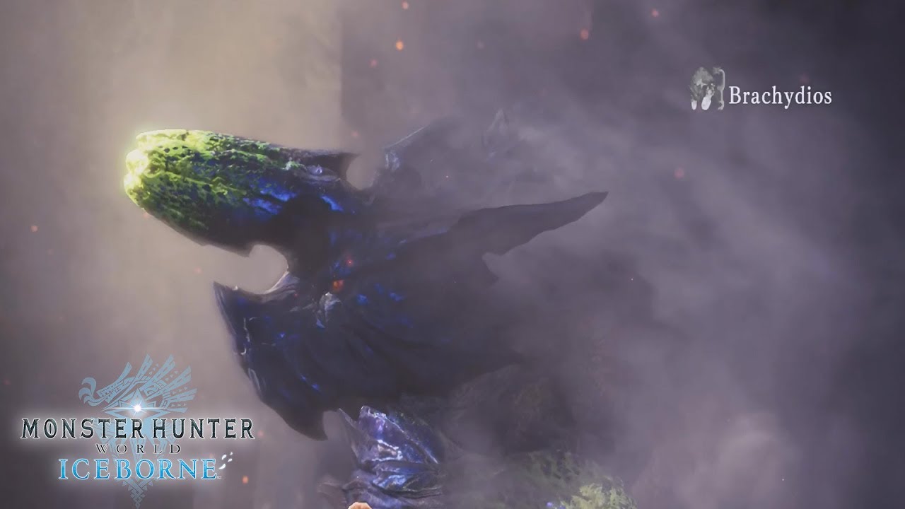 (MHW) Monster Hunter World Iceborne I Brachydios Monster Intro Cutscene ...