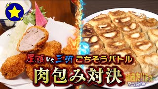 【食べたいのはどっち！？】ヒレカツ（尾張）VS 焼き餃子（三河）ごちそうバトル【愛知あたりまえ】