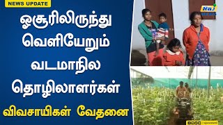 ஓசூரிலிருந்து வெளியேறும் வடமாநில தொழிலாளர்கள் -  விவசாயிகள் வேதனை | Hosur | North Indians | Farmers