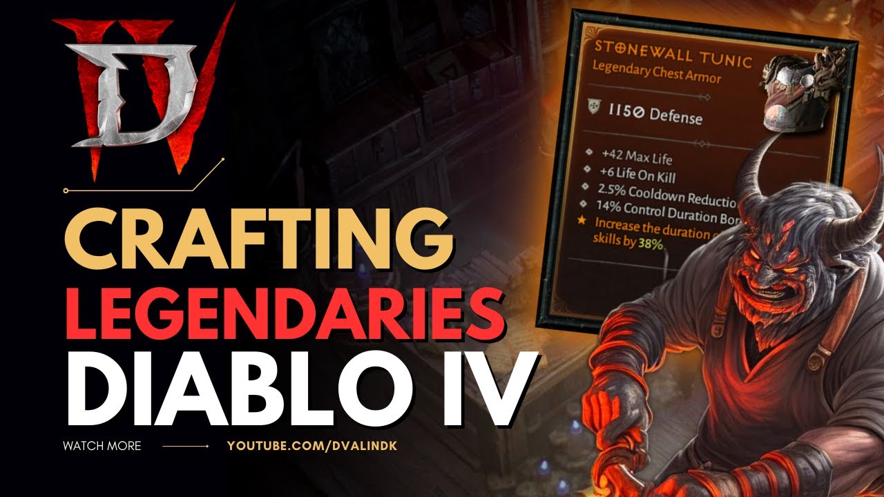 Diablo 4 Crafting Legendary Items Beginners Guide | Occultist Location ...