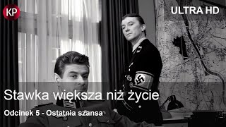 Stawka Większa Niż Życie (1968) | 4K | Odcinek 5 | Kultowy Polski Serial | Hans Kloss | Za Darmo